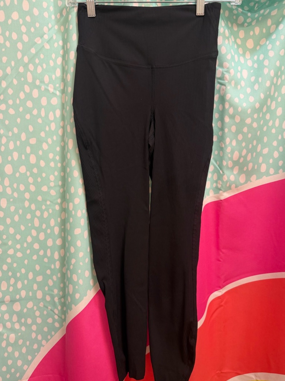Lululemon black ribbed leggings
